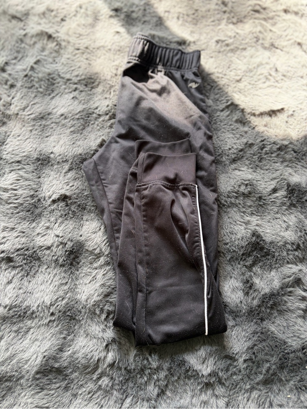Kids Black Athletic Jogger Pants SIZE 14/16